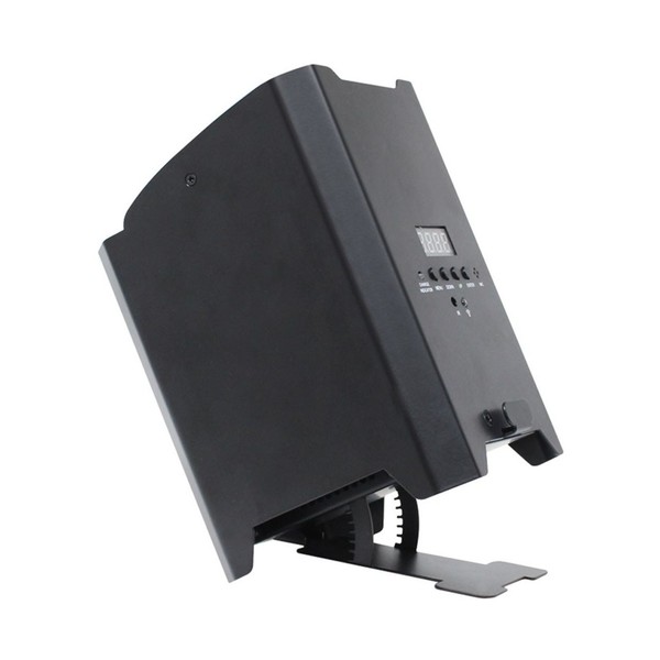 LEDJ Rapid QB1 RGBA Battery-Powered LED Uplighter, Black Housing, Tilt Stand