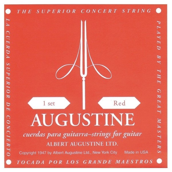 Augustine Concert Red Medium Tension