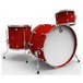 British Drum Co. 22'' 3pc Legend Series, Buckingham Scarlett - main image