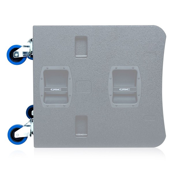 QSC Caster Kit-L for E218SW Subwoofer, Fitted Preview 1