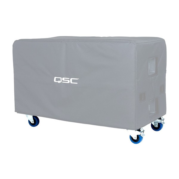 QSC Caster Kit-L for E218SW Subwoofer, Fitted Preview 2