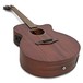 Faith Naked Venus Mahogany Electro Acoustic angle