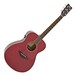 Yamaha FS-TA TransAcoustic Gitara, Ruby Red