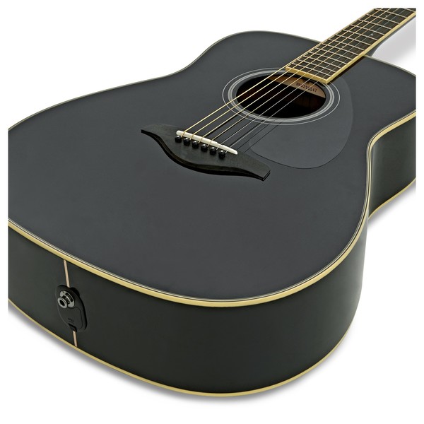Yamaha FG-TA TransAcoustic, Black close