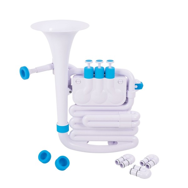 Nuvo jHorn, White and Blue, Back