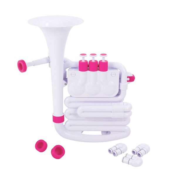 Nuvo jHorn, White and Pink , Back