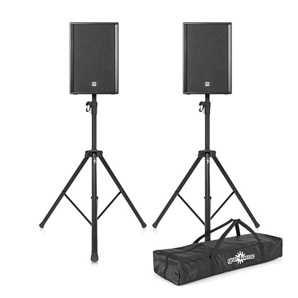 HK Audio Premium PR:O 15 D 15'' Active PA Speakers, Pair with Stands