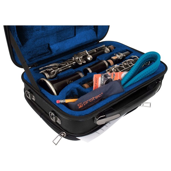 Protec BLT307 Clarinet Case with Pocket, Black, Inside