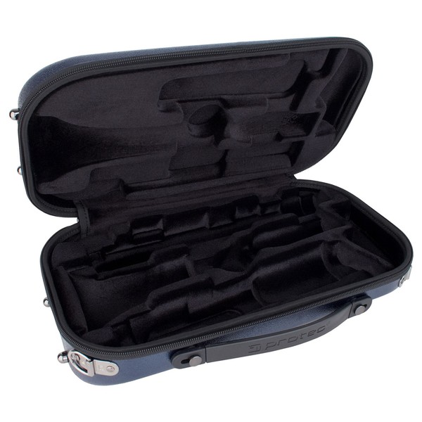 Protec BM307 Micro Clarinet Case, Blue, Inside