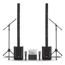 SubZero L410X Sistema de PA de Columna con Bluetooth, Set Completo
