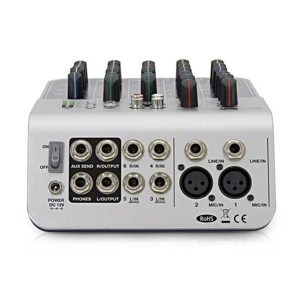 SubZero SZ-MIX06USB 6-Channel Mini Mixer with USB