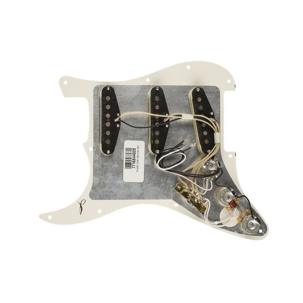 Fender Strat SSS 57/62 Pre-Wired Pickguard, WBW - Back