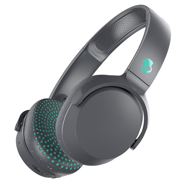 Skullcandy Riff Wireless, Grey, Miami - Angled