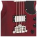 Vintage VS4 Reissued Bass, Cherry Red Bridge pickup