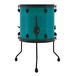 SJC Drums Pathfinder Floor Tom 14x14 Miami Teal Satin, Black HW