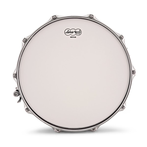 Ludwig LM402T 14" x 6.5" Supraphonic Snare Drum, Tube Lugs skin