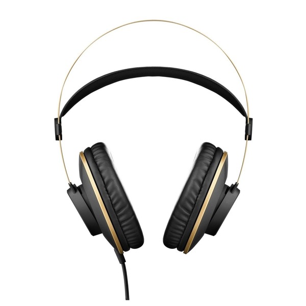 AKG K92 Closed Back Headphones, Black/Gold