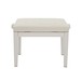 Deluxe Piano Stool by Gear4music, White