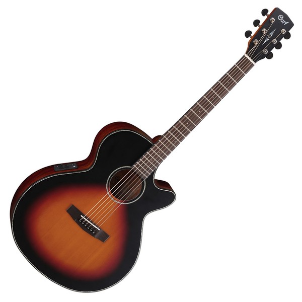 Cort SFX Electro Acoustic, 3-Tone Sunburst - Front View