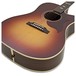Gibson Hummingbird M, Rosewood Burst - Angle Glam View