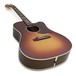 Gibson Hummingbird M, Rosewood Burst - Angle View