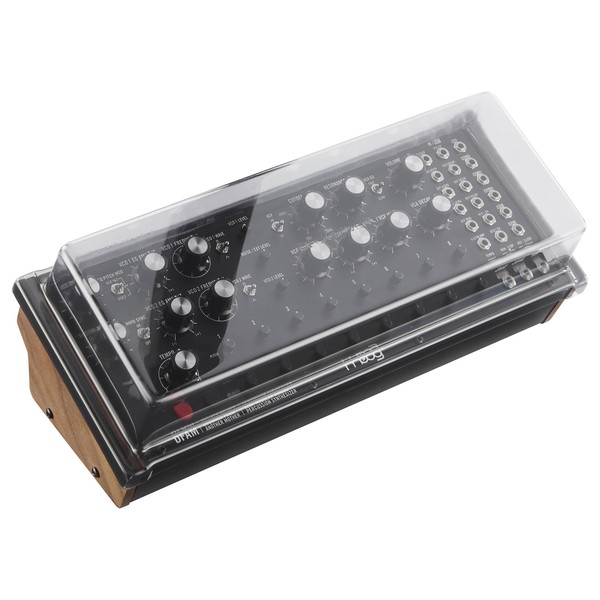 Decksaver Moog Mother 32 & DFAM Cover, Soft Fit - Angled