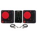 Numark PT01 Scratch and Raiden RPM-100 Portable Mixer Bundle - Full Bundle