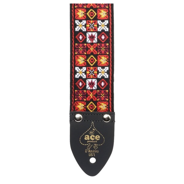 D'Andrea Ace X's & O's Vintage Strap - Front View