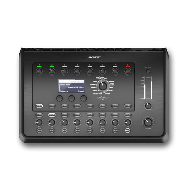 Bose T8S ToneMatch Digital Mixer, Top