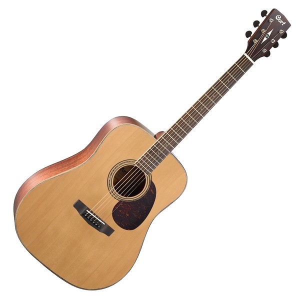 Cort Earth 100 Acoustic, Natural Satin - Front View