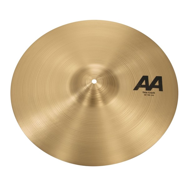Sabian AA 18'' Thin Crash Cymbal - angle