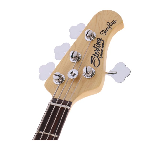 Sterling StingRay Classic Bass RW, Toluca Lake Blue head