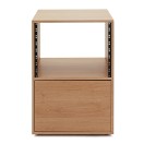 modul 8U Studio Rack Cabinet, Light Oak