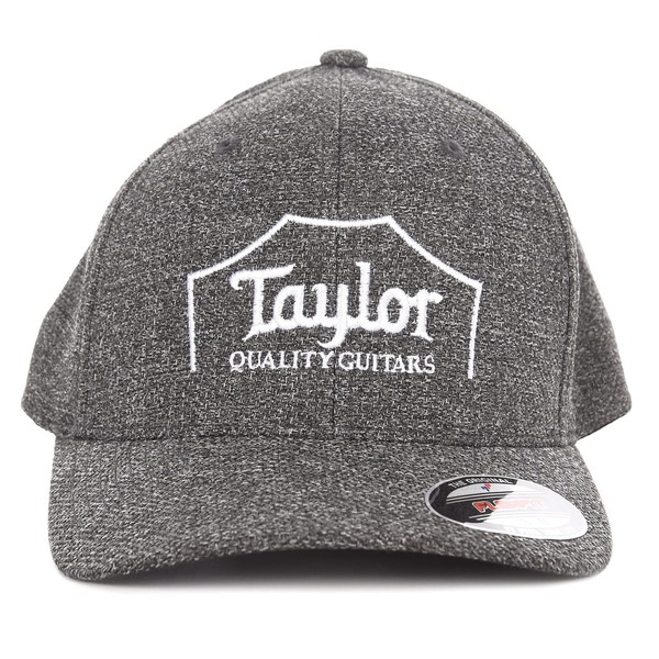 Taylor Flex Fit Cap Crown Logo Melange Heather Small Medium at Gear4music