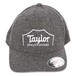 Taylor Flex Fit Cap, Crown Logo Melange Heather Small/Medium - Angled/Top View