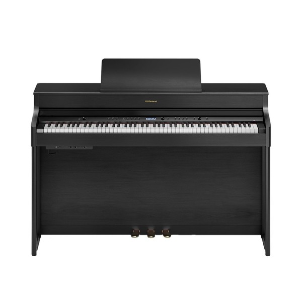 Roland HP702 Digital Piano, Charcoal Black, Front