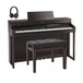 Roland HP702 Digitaal Pianopakket, Dark Rosewood