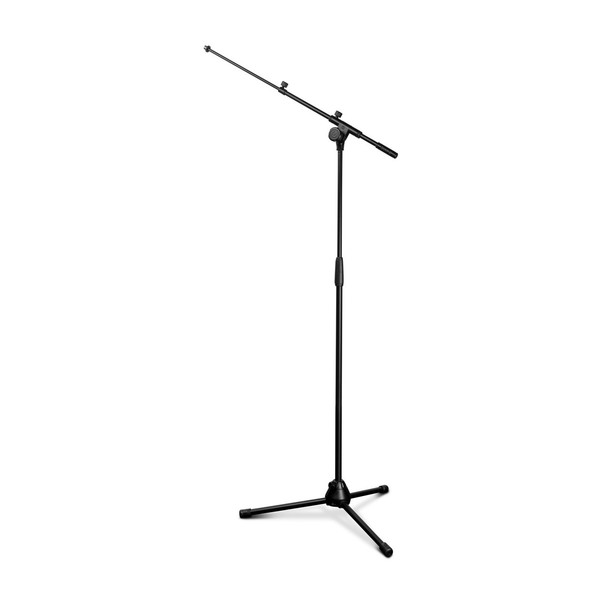 Gravity Touring Series Tripod Boom Mic Stand, Telescopic Boom, Full View, Adjusted 2