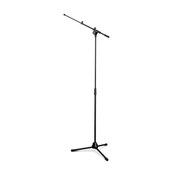 Gravity Touring Series Tripod Boom Mic Stand, Telescopic Boom, Full View, Adjusted 3