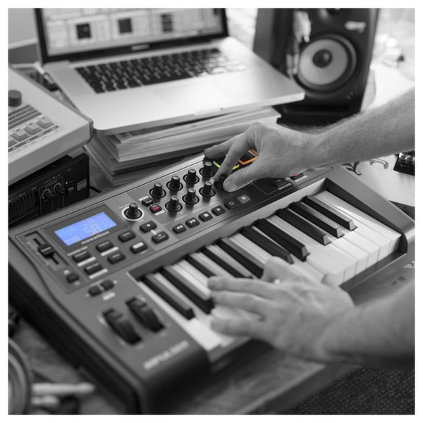 Novation Impulse 25 Key USB MIDI Controller Keyboard - Lifestyle