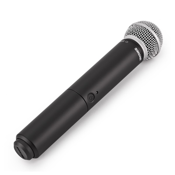 Shure BLX24RUK/SM58-K3E Rack Mount Wireless Microphone System mic angle
