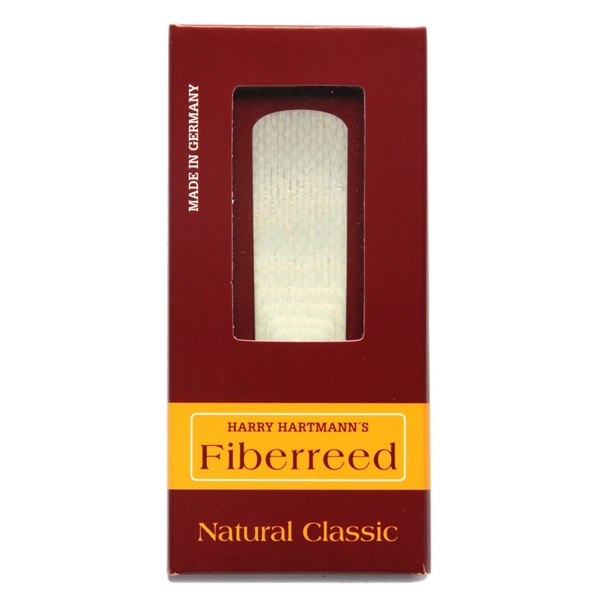 Fiberreed Natural Classic Alto Saxophone Reed, Medium Hard