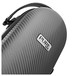 Gewa Pure Polycarbonate Shaped Violin Case, Grey logo