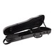 Gewa Pure Polycarbonate Shaped Violin Case, Grey open