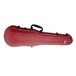 Gewa Pure Polycarbonate Shaped Violin Case, červená