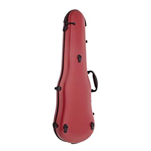 Gewa Pure Polycarbonate Shaped Violin Case, Red back