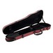 Gewa Pure Polycarbonate Shaped Violin Case, Red open