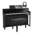 Bal&iacute;k digit&aacute;lnych klav&iacute;rov Roland HP704, le&scaron;ten&yacute; Ebony