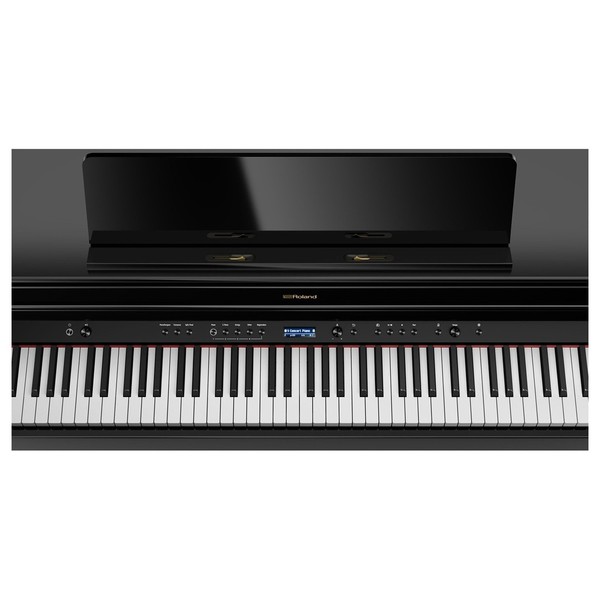 Roland HP704 Digital Piano, Polished Ebony, Keys