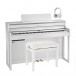 Roland HP704 Digital Piano Package, White